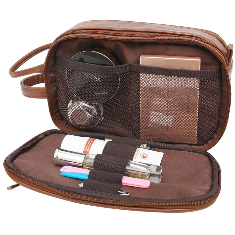 Mermaid Dream Waterproof Leather Travel Makeup Storage Bag - Image 6