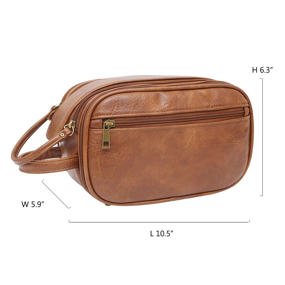 Mermaid Dream Waterproof Leather Travel Makeup Storage Bag - Image 7