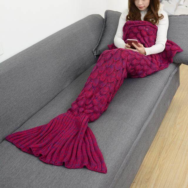 Handmade Mermaid Sleeping Blanket - Image 10