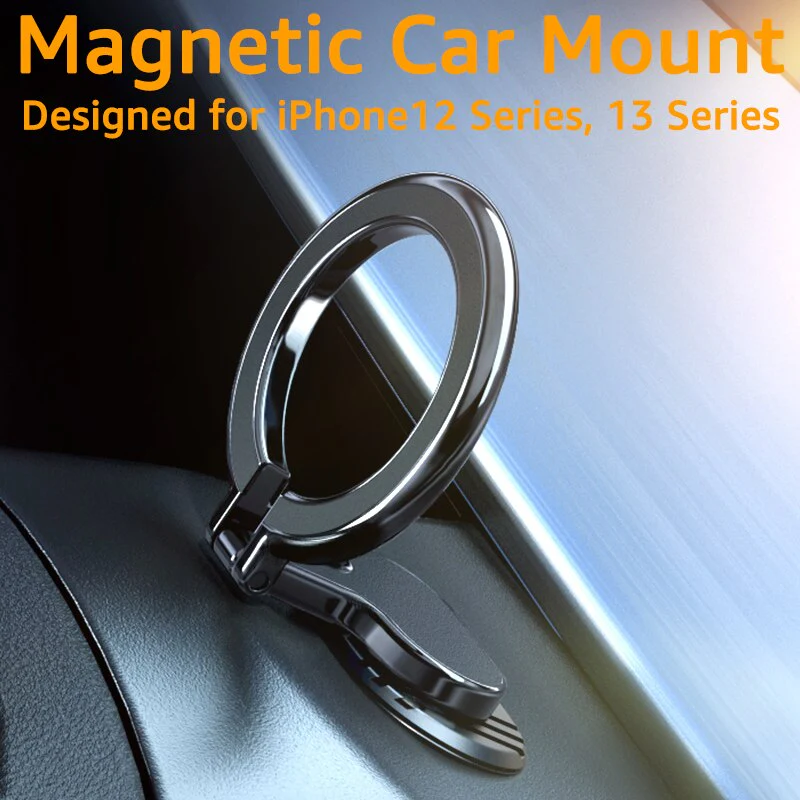 Metal Magnetic Secure Drive Car Phone Holder - Image 4