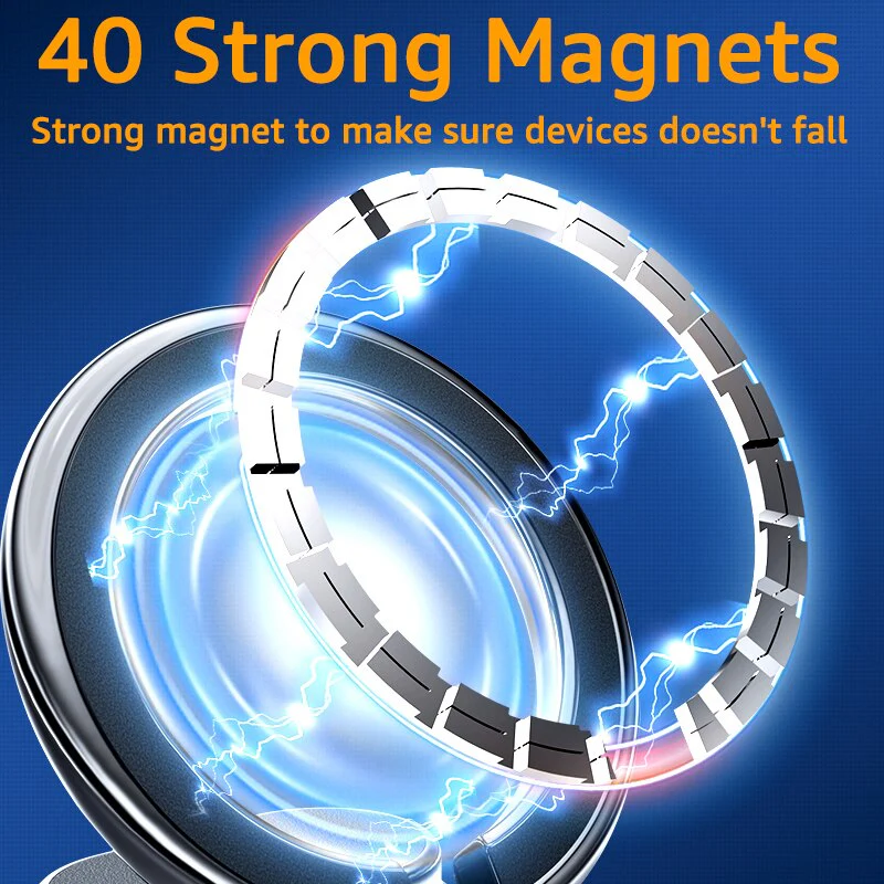 Metal Magnetic Secure Drive Car Phone Holder - Image 5