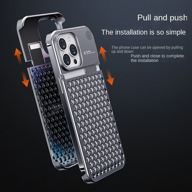 Metal Vent Premium Aluminum Alloy iPhone Case - Image 2