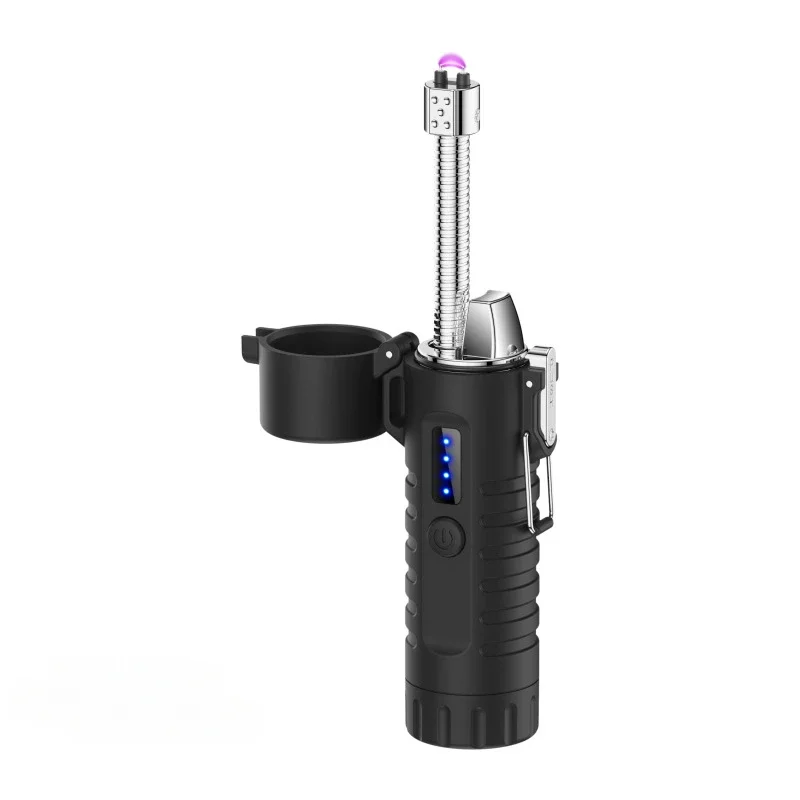 Metal Windproof Heavy Duty Waterproof Flashlight Lighter - Image 10