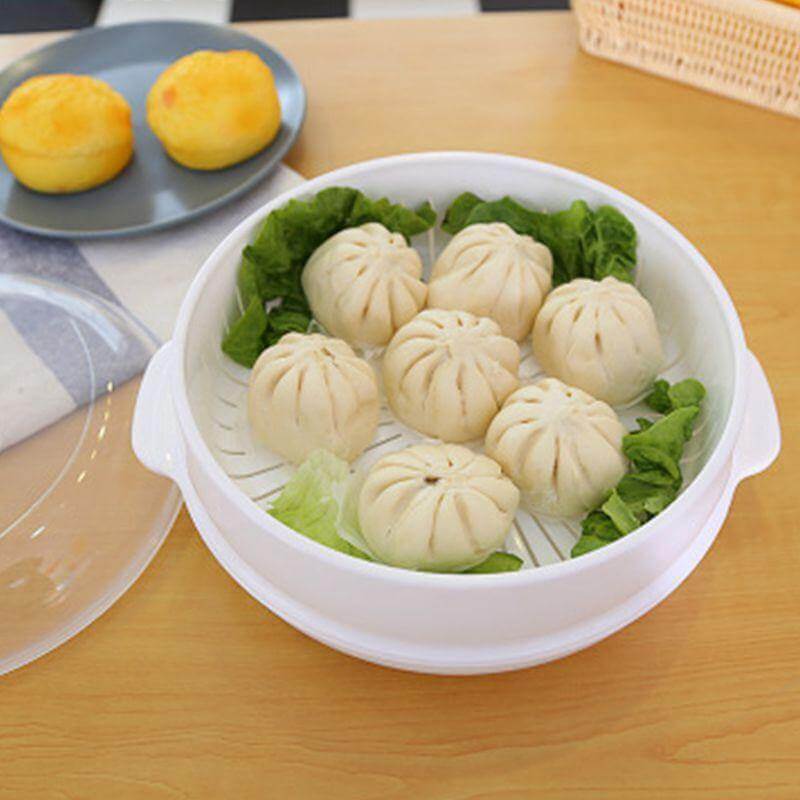 Microwave Round Steamer Heater Bowl with Lid - Image 14