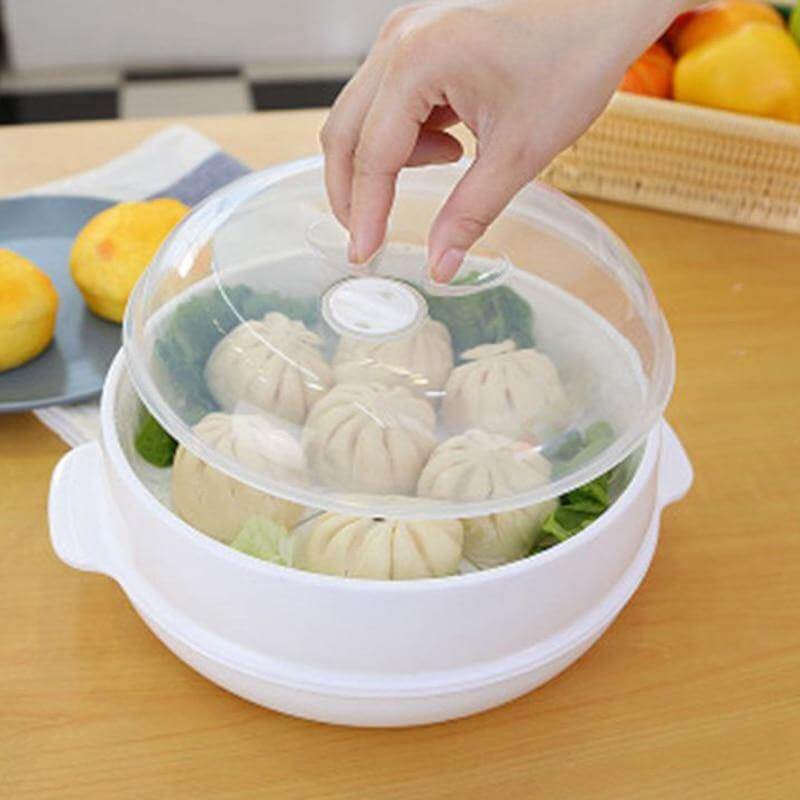 Microwave Round Steamer Heater Bowl with Lid - Image 2