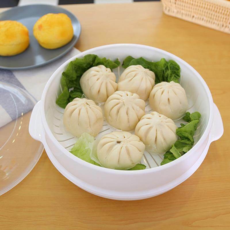 Microwave Round Steamer Heater Bowl with Lid - Image 4