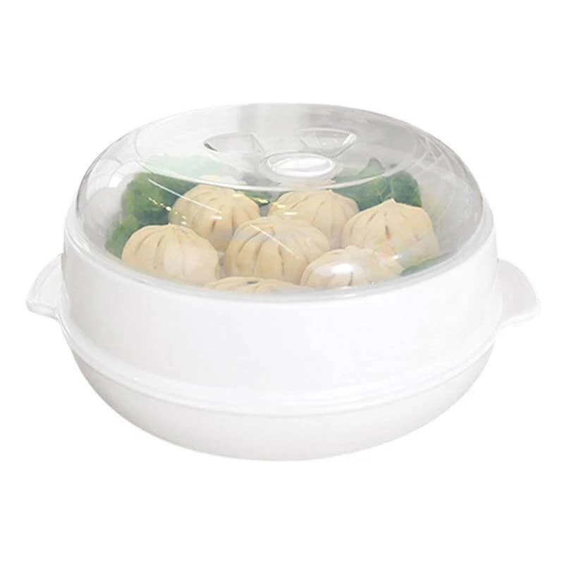 Microwave Round Steamer Heater Bowl with Lid - Image 8