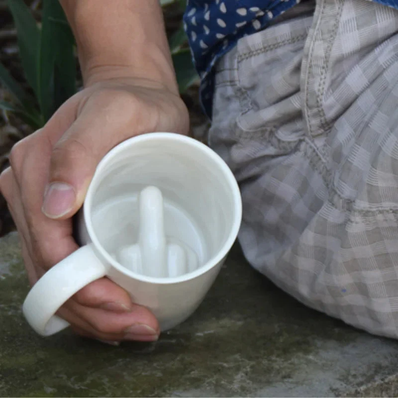 Middle Finger Ceramic Mug - Image 5
