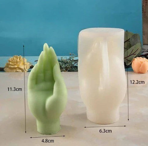Middle Finger Hand Gestures Artsy Candle DIY Molds - Image 12