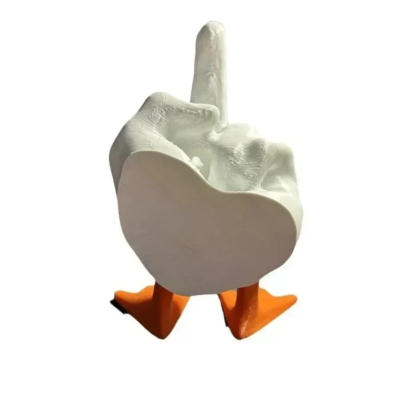 Middle Finger Resin Duck Decor - Image 5