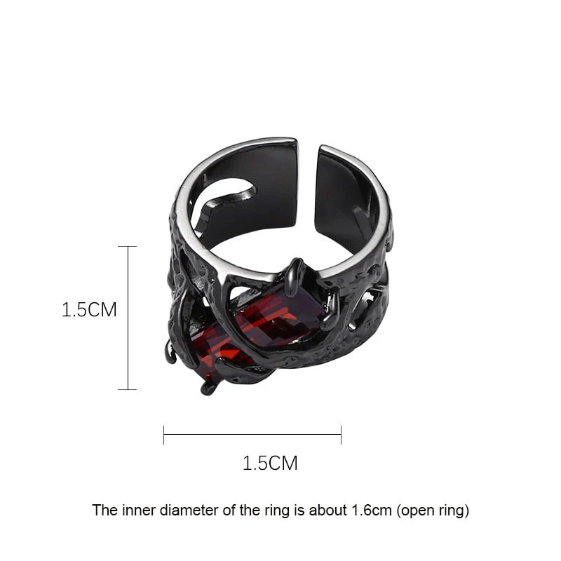 Midnight Majesty Zircon Ring - Image 6
