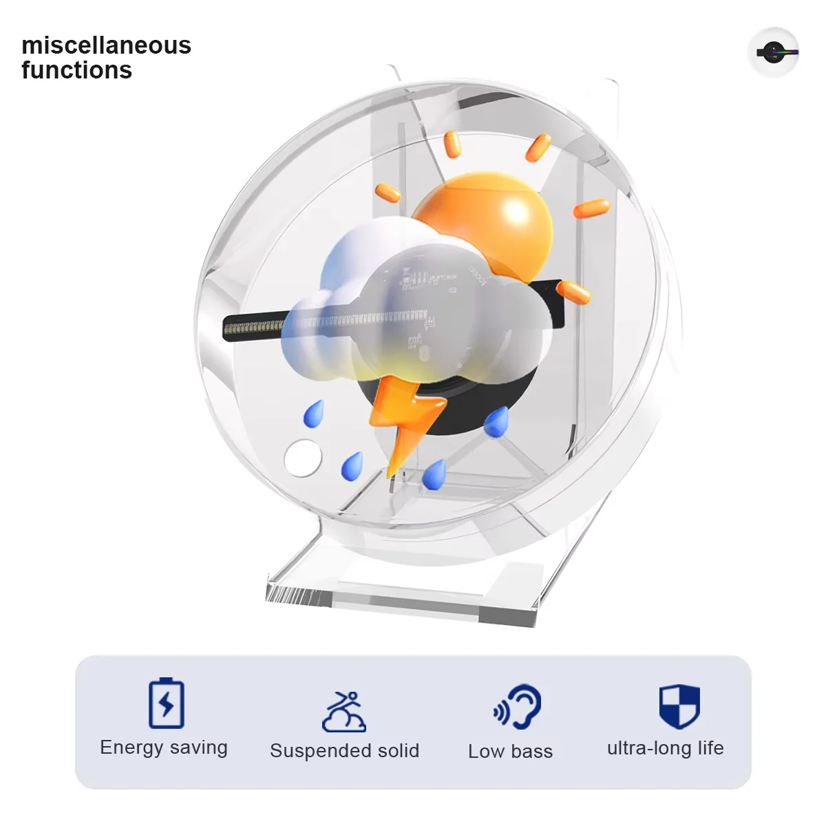 Mini 3D WiFi Display Remote Hologram Fan - Image 2