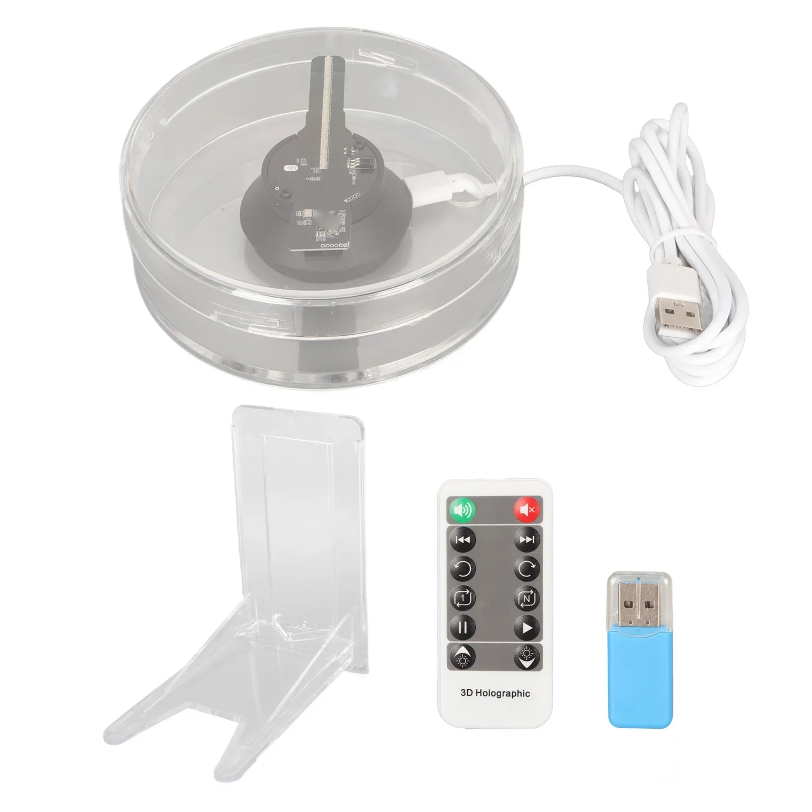 Mini 3D WiFi Display Remote Hologram Fan - Image 5