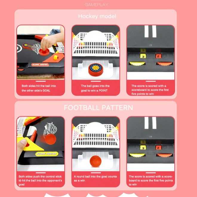 Mini Air Hockey Table Game - Image 4