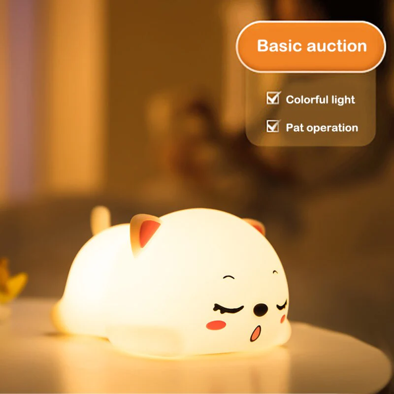 Mini Cat LED Touch Sensor Night Lamp - Image 5