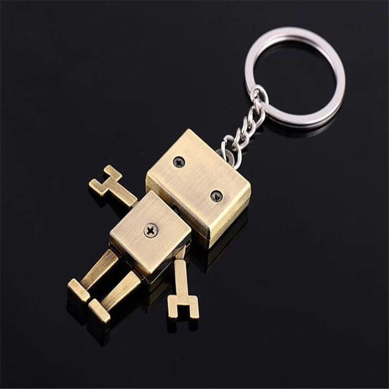 Mini Confused Robot Keychain - Image 3