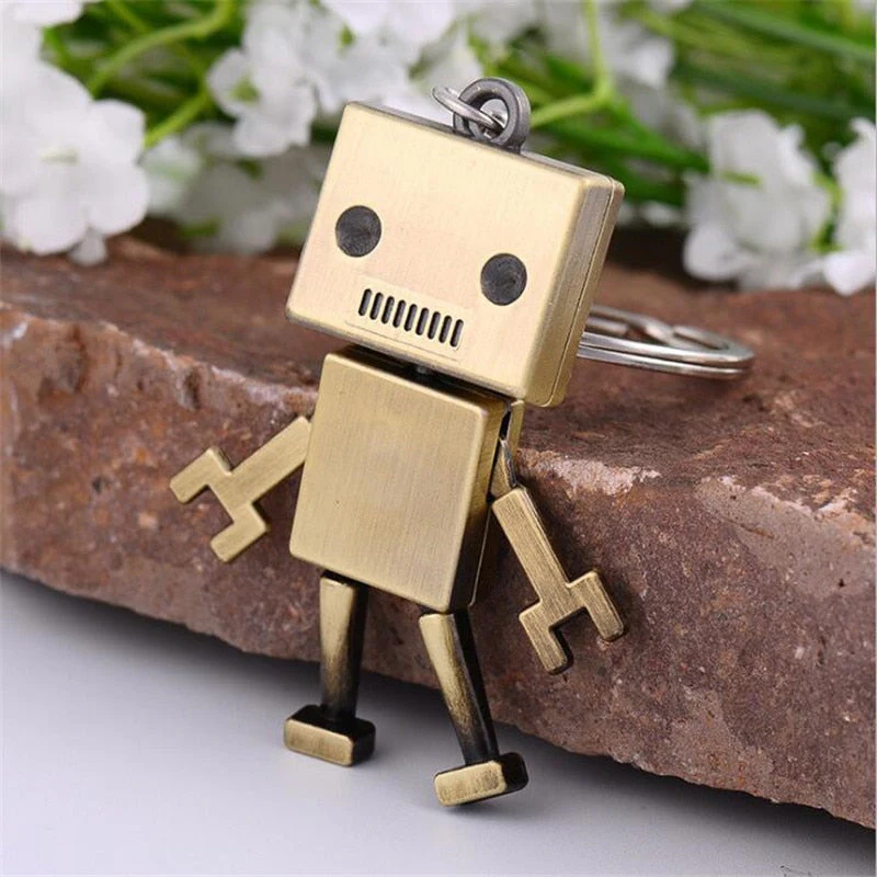 Mini Confused Robot Keychain - Image 4