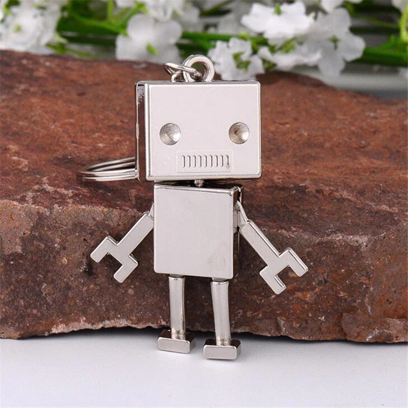 Mini Confused Robot Keychain - Image 5