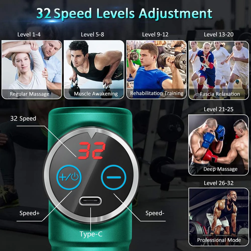 Mini Electric Muscle Massage Gun - Image 4