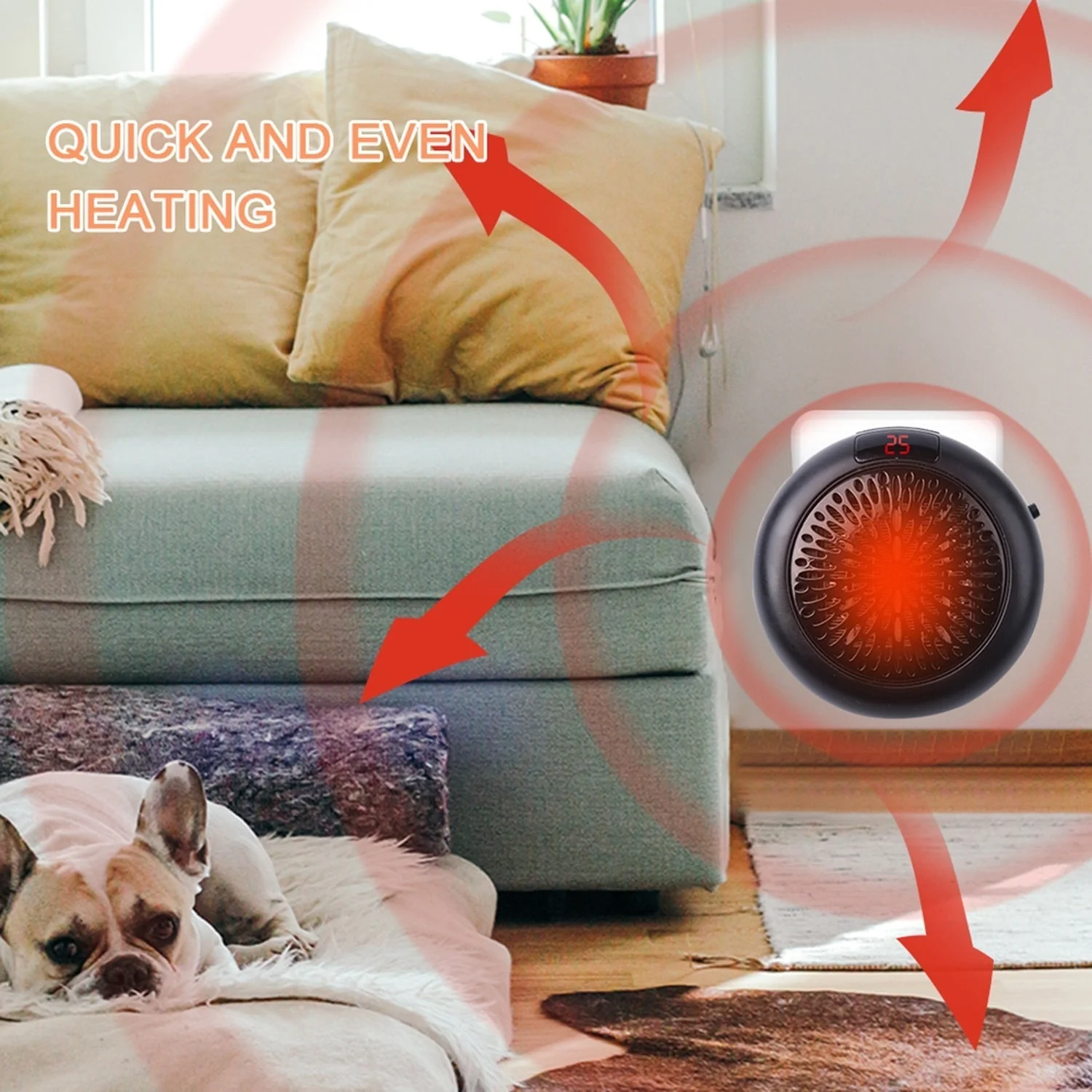 Mini Electric Wall Socket Heater - Image 4