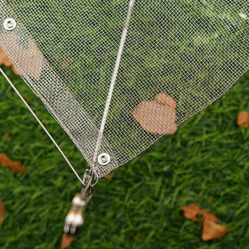 Mini Flame Foldable Stainless Steel Fire Rack - Image 3