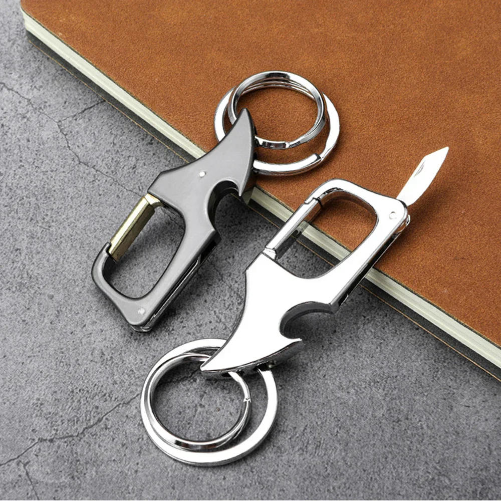 Mini Foldable Bottle Opener Keychain Knife - Image 9
