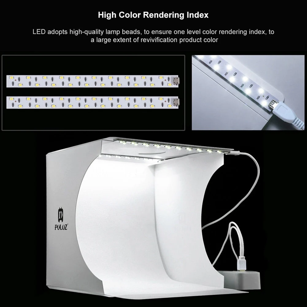 Mini Foldable Led Light Photo Studio Box - Image 3