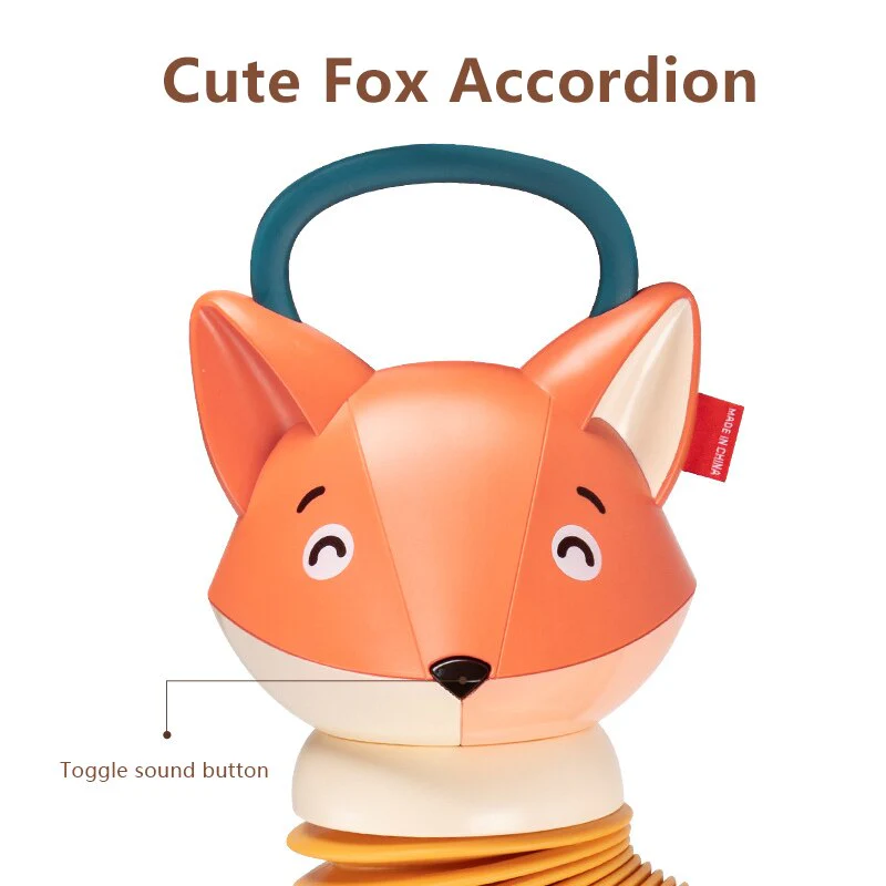 Mini Fox Accordion Baby Music Toy - Image 3