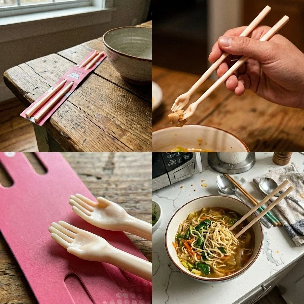 Mini Hand Grip Training Chopsticks - Image 3