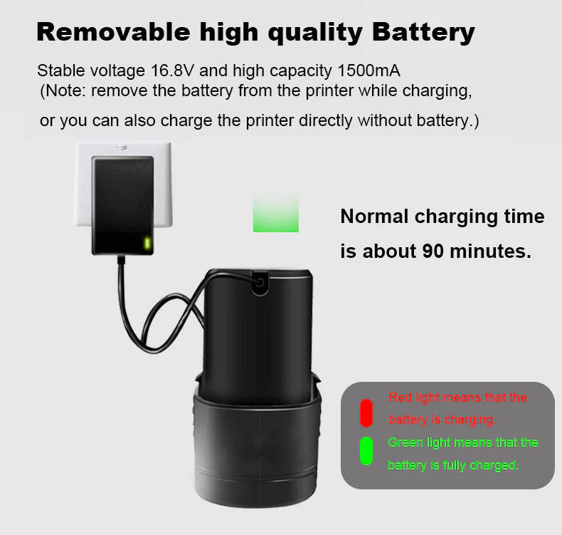 Mini Handheld Automatic Wireless Printer - Image 8