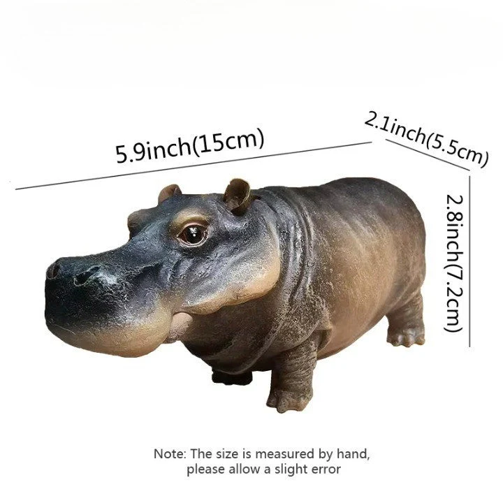Mini Hippo Decorative Fish Tank Air Bubbler - Image 6