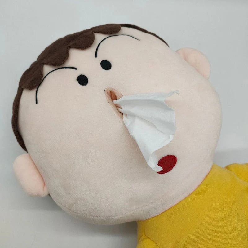 Mini Human Plush Toy Tissue Box - Image 5