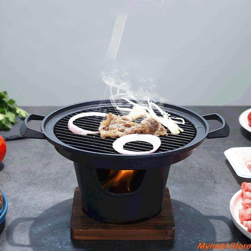 Mini Japanese Smokeless Barbecue Desk Grill - Image 12