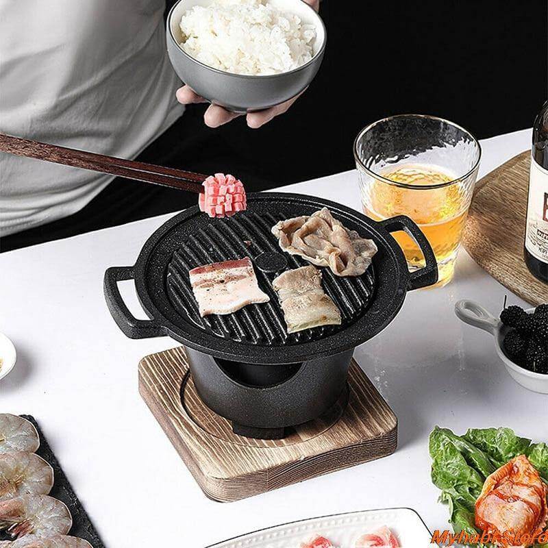Mini Japanese Smokeless Barbecue Desk Grill - Image 5
