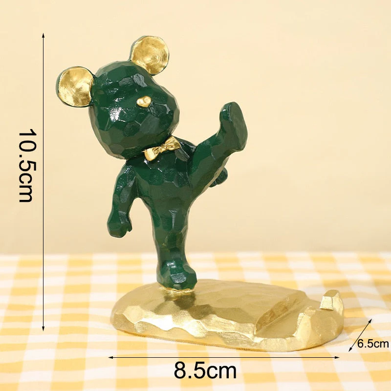Mini Karate Bear Phone Stand - Image 10
