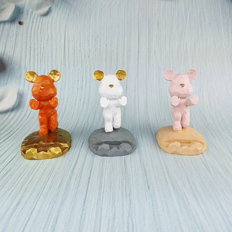 Mini Karate Bear Phone Stand - Image 4