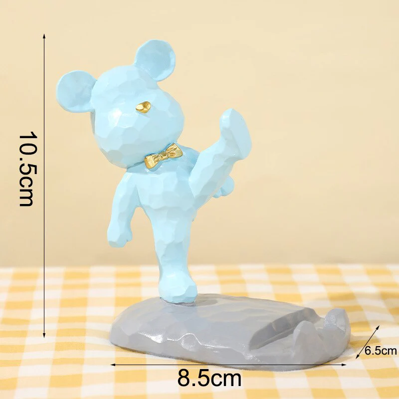 Mini Karate Bear Phone Stand - Image 6