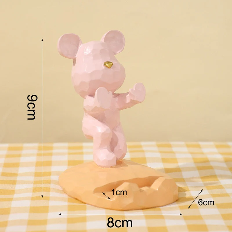 Mini Karate Bear Phone Stand - Image 7