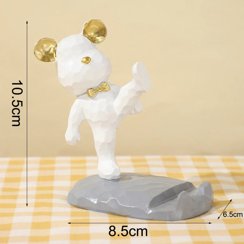 Mini Karate Bear Phone Stand - Image 8