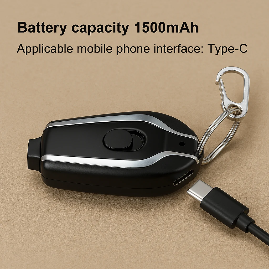 Mini Keychain Emergency Power Bank - Image 4