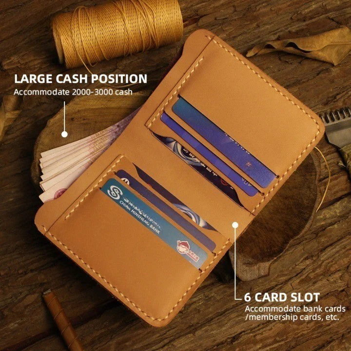 Mini Leather Card Holder for Men - Image 3