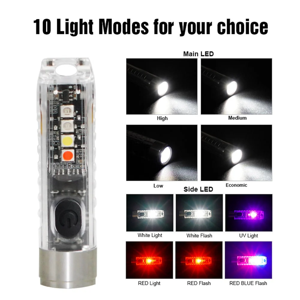 Mini LED Keychain Pocket Flashlight - Image 4