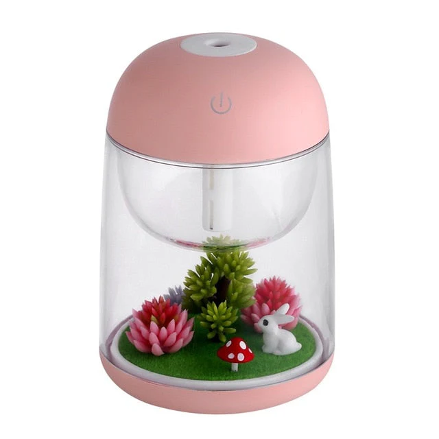 Mini LED Mist Forest Transparent Humidifier - Image 11
