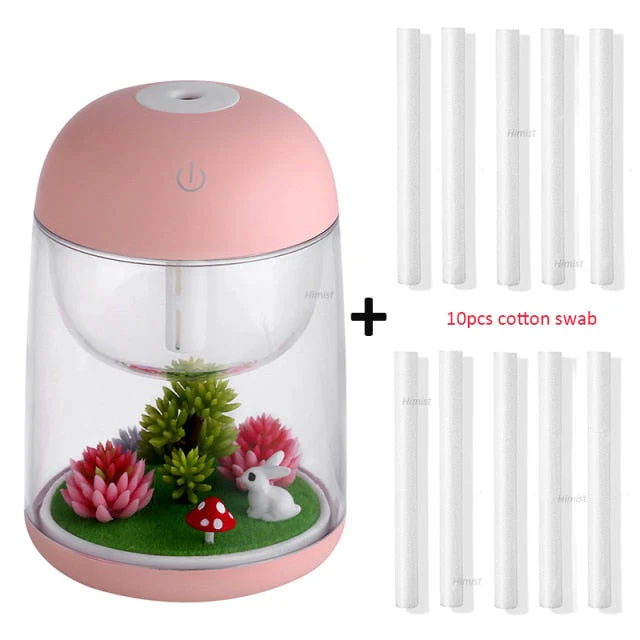 Mini LED Mist Forest Transparent Humidifier - Image 12