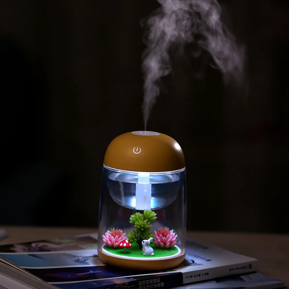 Mini LED Mist Forest Transparent Humidifier - Image 2