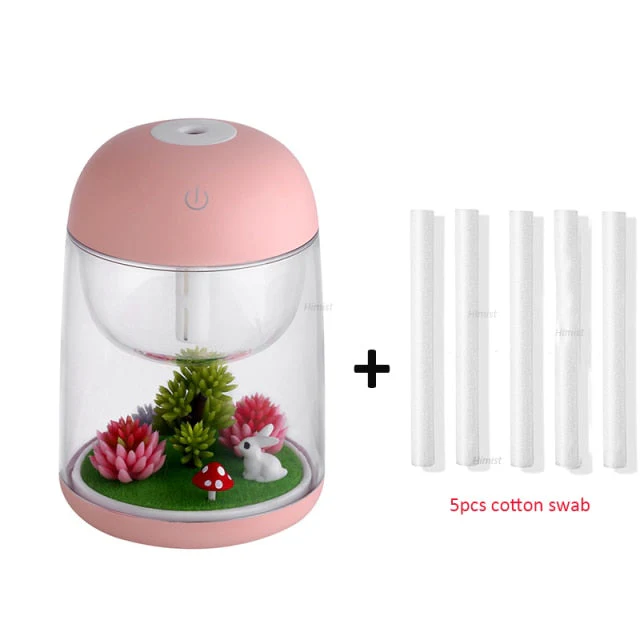 Mini LED Mist Forest Transparent Humidifier - Image 9
