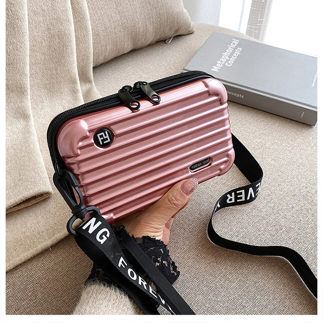 Mini Luggage Shape Women Purse - Image 15