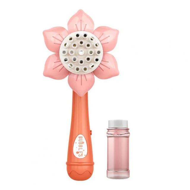 Mini Magical Sunflower Bubble Maker Toy - Image 2