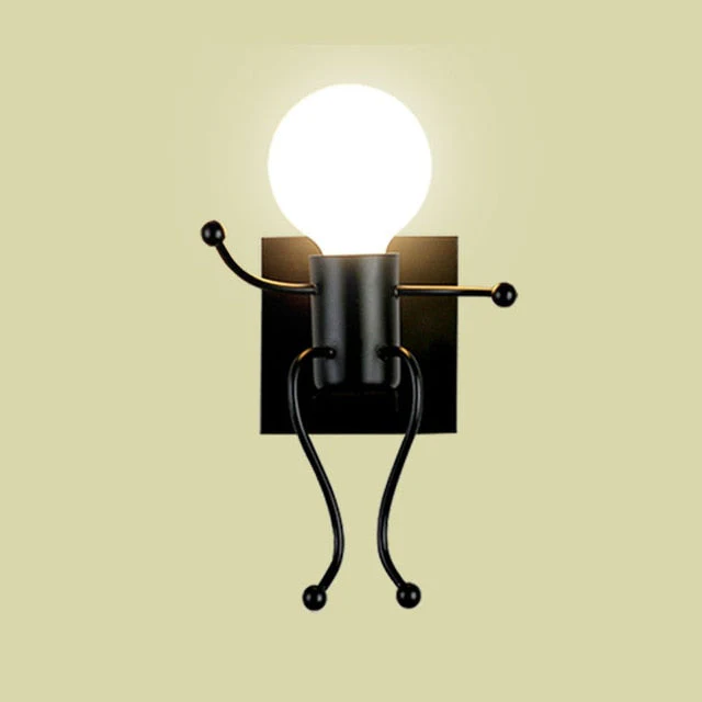 Mini Man Robot Art Wall Lamp - Image 6