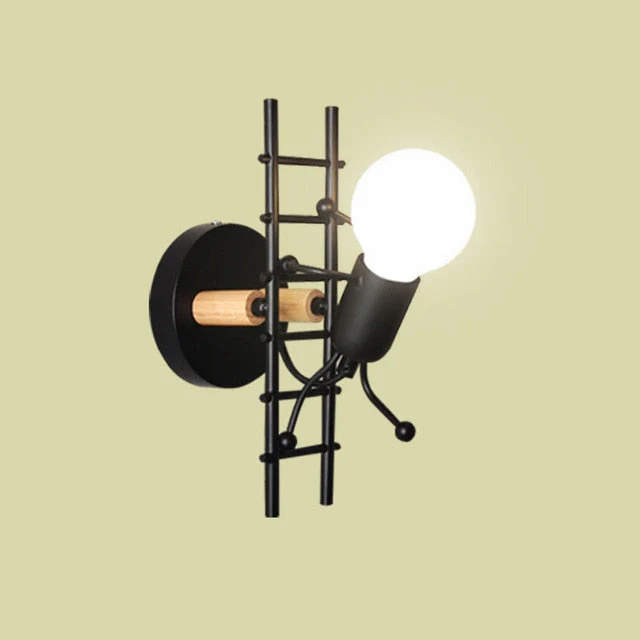 Mini Man Robot Art Wall Lamp - Image 7